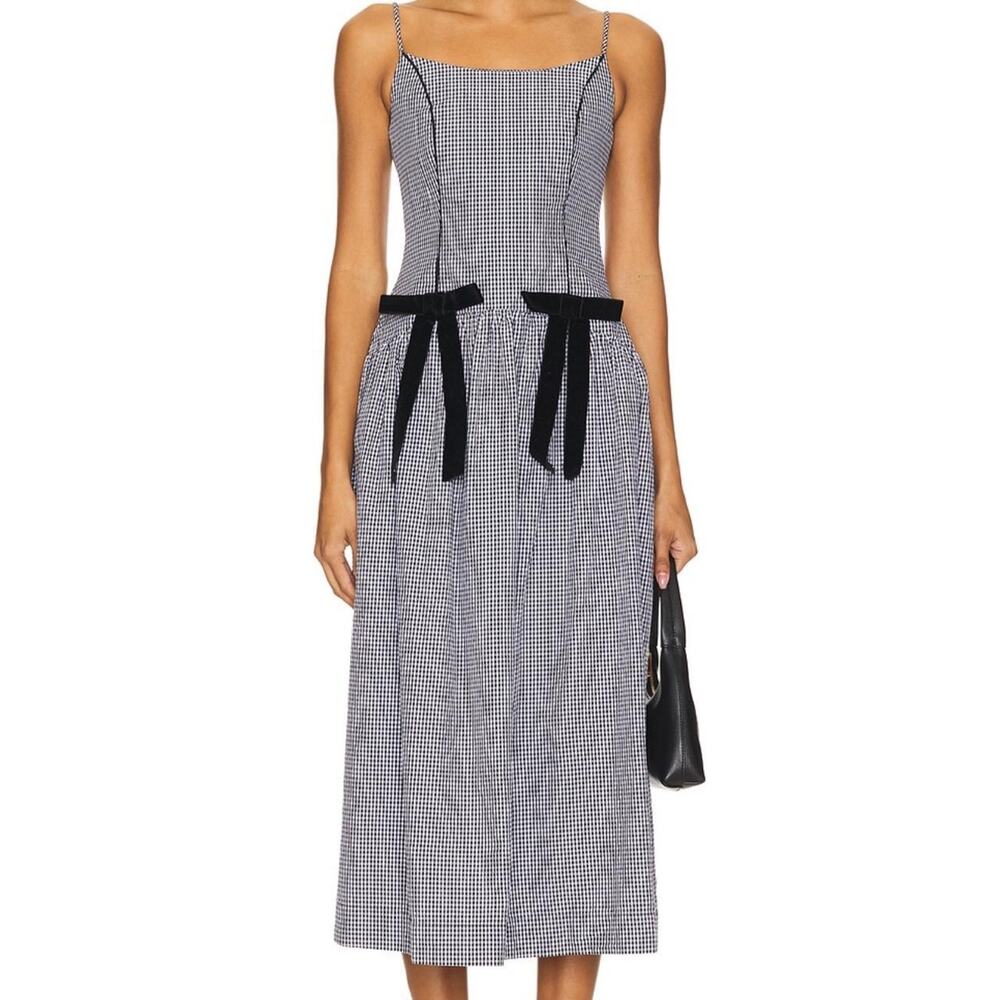 Damson madder persephone midi dress